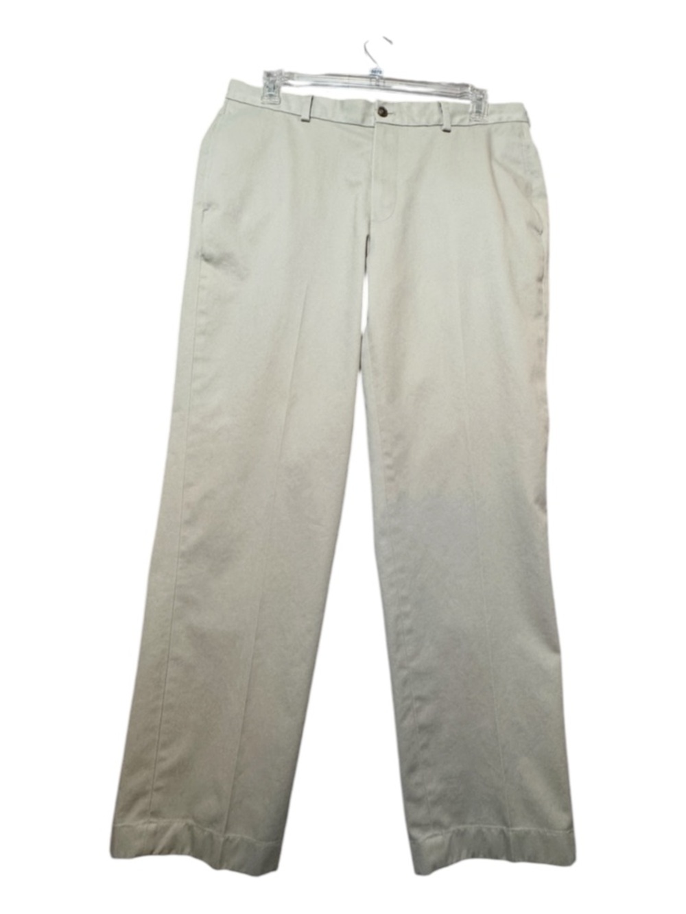 Brooks Brothers Advantage Chinos Clark Fit 100% Cotton Light Beige Size 36/32